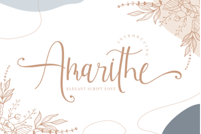 Amarithe - Elegant Script Font