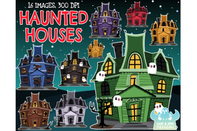 Haunted Halloween Houses - Lime and Kiwi Designs