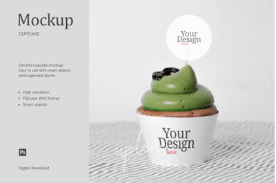 Cupcake Topper Mock Up | Compatible With Affinity Designer