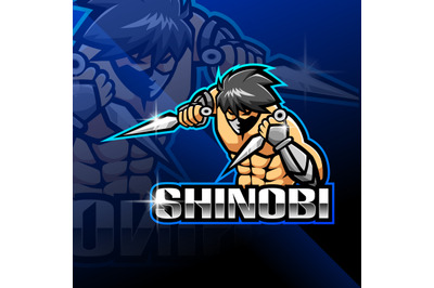 Shinobi esport mascot logo design