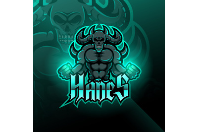 Hades esport mascot logo design