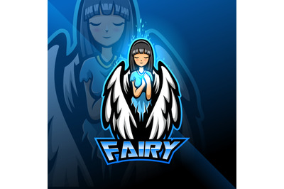 Fairy esport mascot logo design