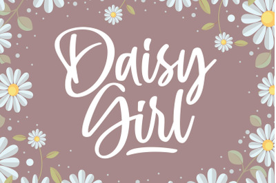 Daisy Girl - Cute Font