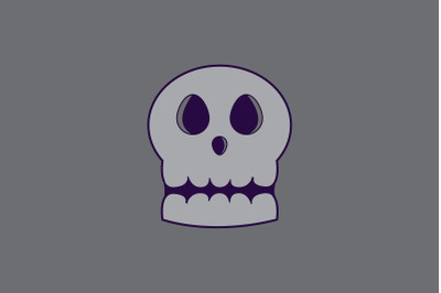 Halloween Icon Dark Skull