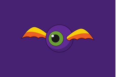 Halloween Icon Purple Eye