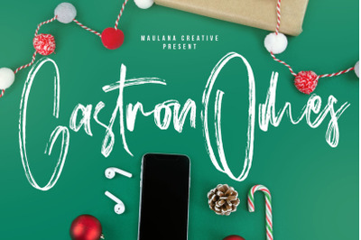 Gastronomes Brush Handmade Font