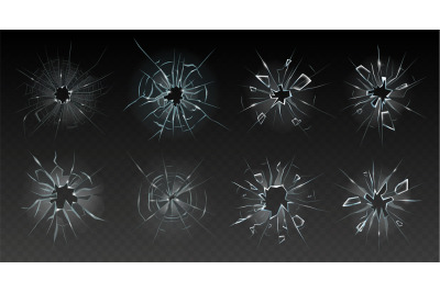 Realistic cracked glass. Broken smashed, damaged texture, crash destru