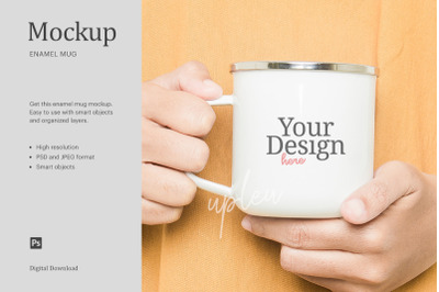 Camping Mug Mock Up | Compatible With Affinity Designer