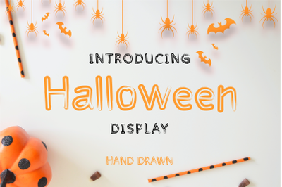 Halloween - scary hand drawn typeface