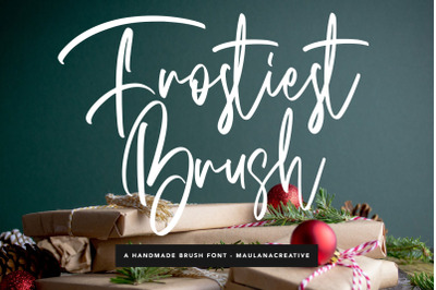 Frostiest Script Modern Brush Font