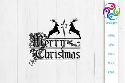 Merry Christmas Quote Svg File