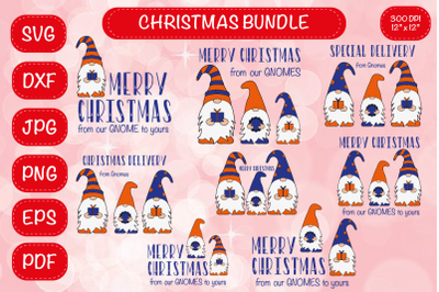 CHRISTMAS Bundle SVG. Christmas Gnomes.