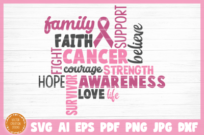 Breast Cancer Awareness SVG Cut File