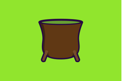 Halloween Icon with Potion