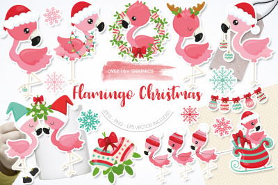 Flamingo Christmas