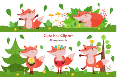 Fox Clipart PNG9