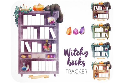 15 Witchy reading log printables  Halloween book tracker
