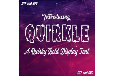 Quirkle Font, Alphabet Letters OTF, Typeable, Cut Files Monogram Cutta