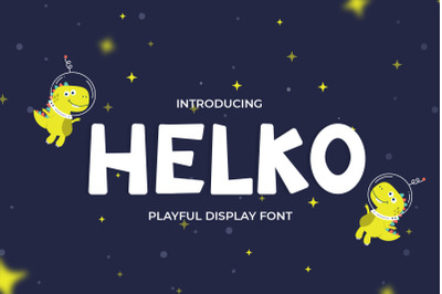 Helko - Cute Display Font