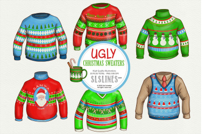 Ugly Christmas Sweater PNG