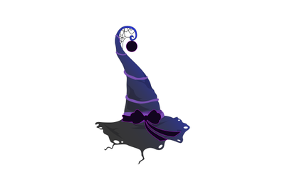 Halloween hat or cap for witch costume to perform carnival