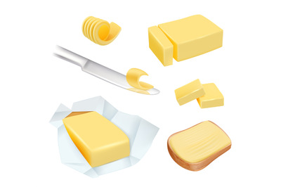 Butter. Calorie product margarine or milk butter blocks dairy breakfas