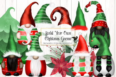 Christmas Gnomes Clipart