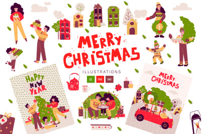 Merry Christmas - family cards