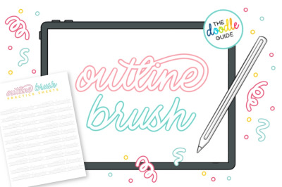 Outline brush for Procreate