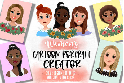 Women&#039;s portrait creator- personalized portrait maker