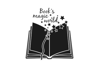 Books magic poster