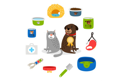 Cat and dog items