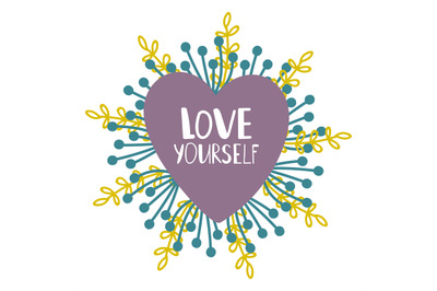 Love yourself banner