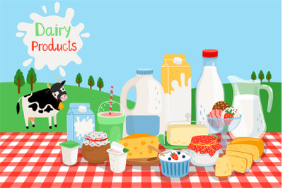 Milk farm products