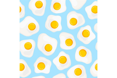 Cartoon eggs pattern