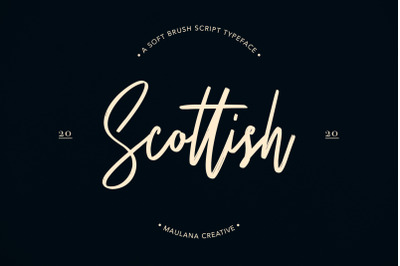 Scottish Brush Script Typeface