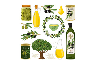 Olive symbols set