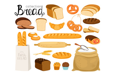 Cartoon bread collection