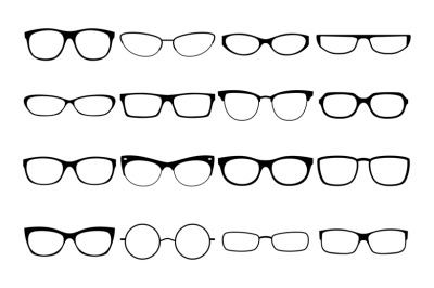 Vector glasses frames