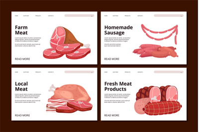 Farm market landing page