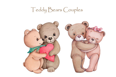 Teddy Bears Couples.
