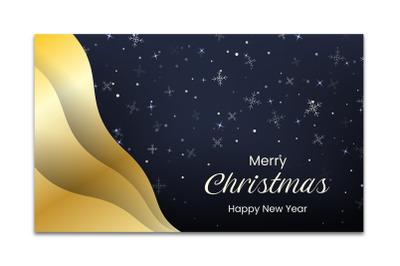 Christmas greeting banner design