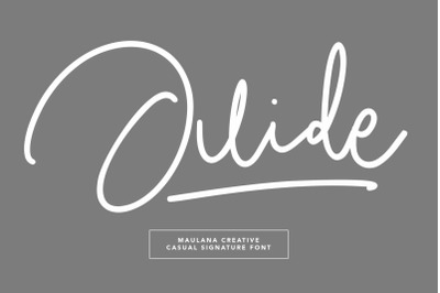 Juide Casual Signature Font