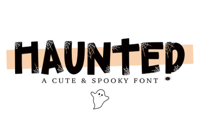 HAUNTED - A Halloween Font