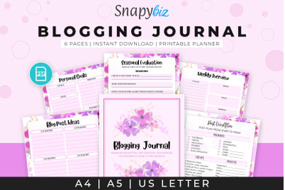 Blogging Journal | Printable