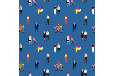 People banner pattern