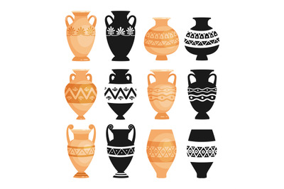 Ceramic ancient pottery objects