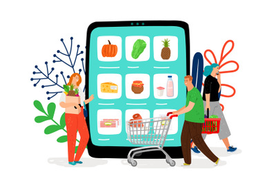 Online grocery store