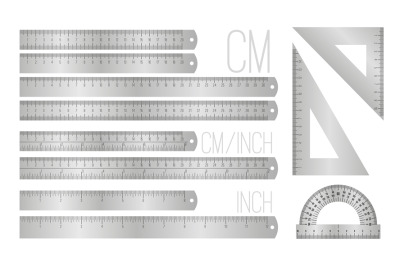 Steel ruler lines