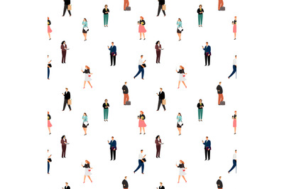 Business people pattern